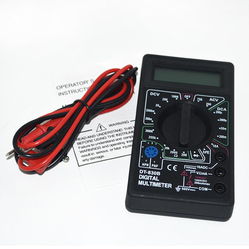 LCD Digital Multimeter VoltMeter Ammeter AC DCOHMTester Checker